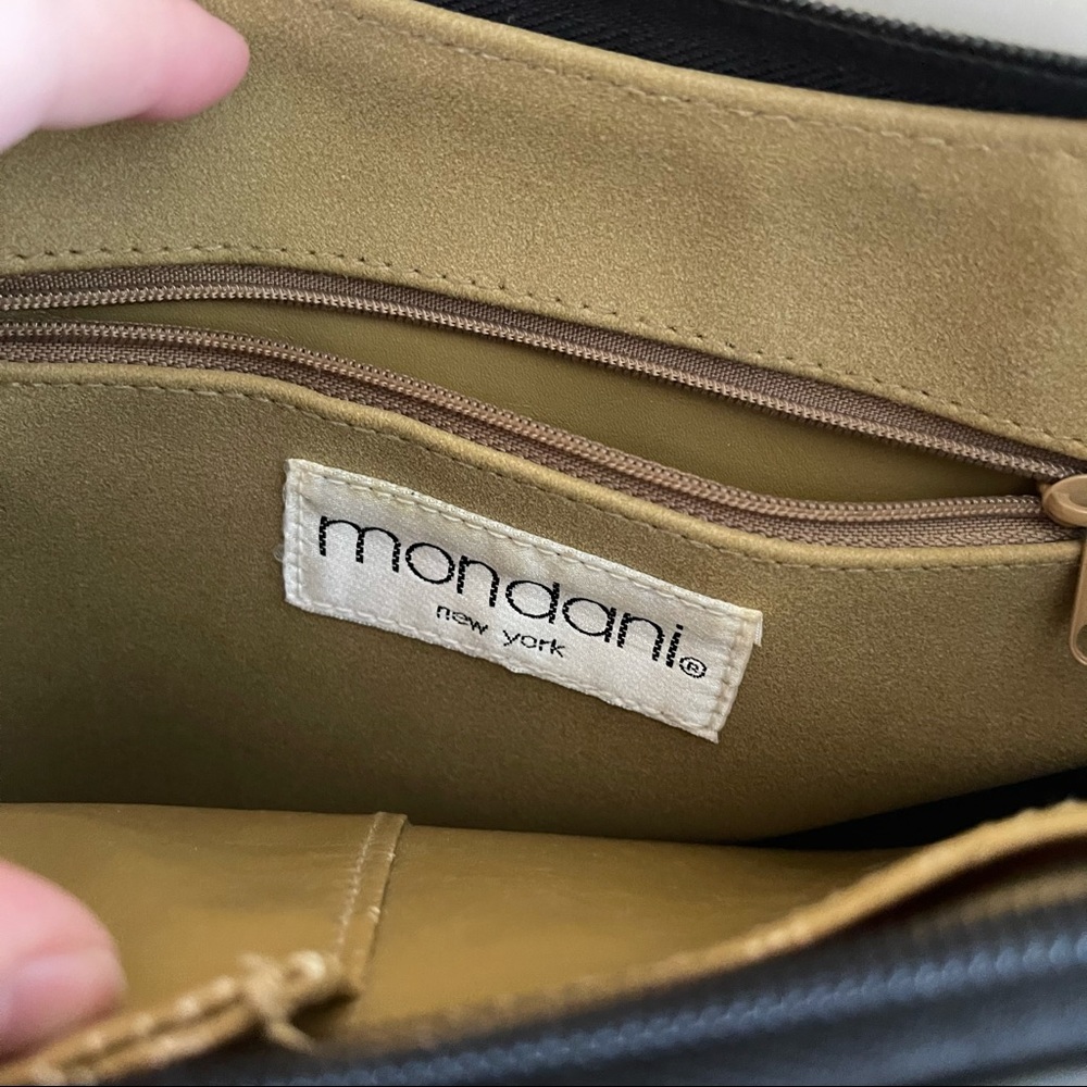 MONDANI | Vintage Black Leather Shoulder Purse - Picture 11 of 11